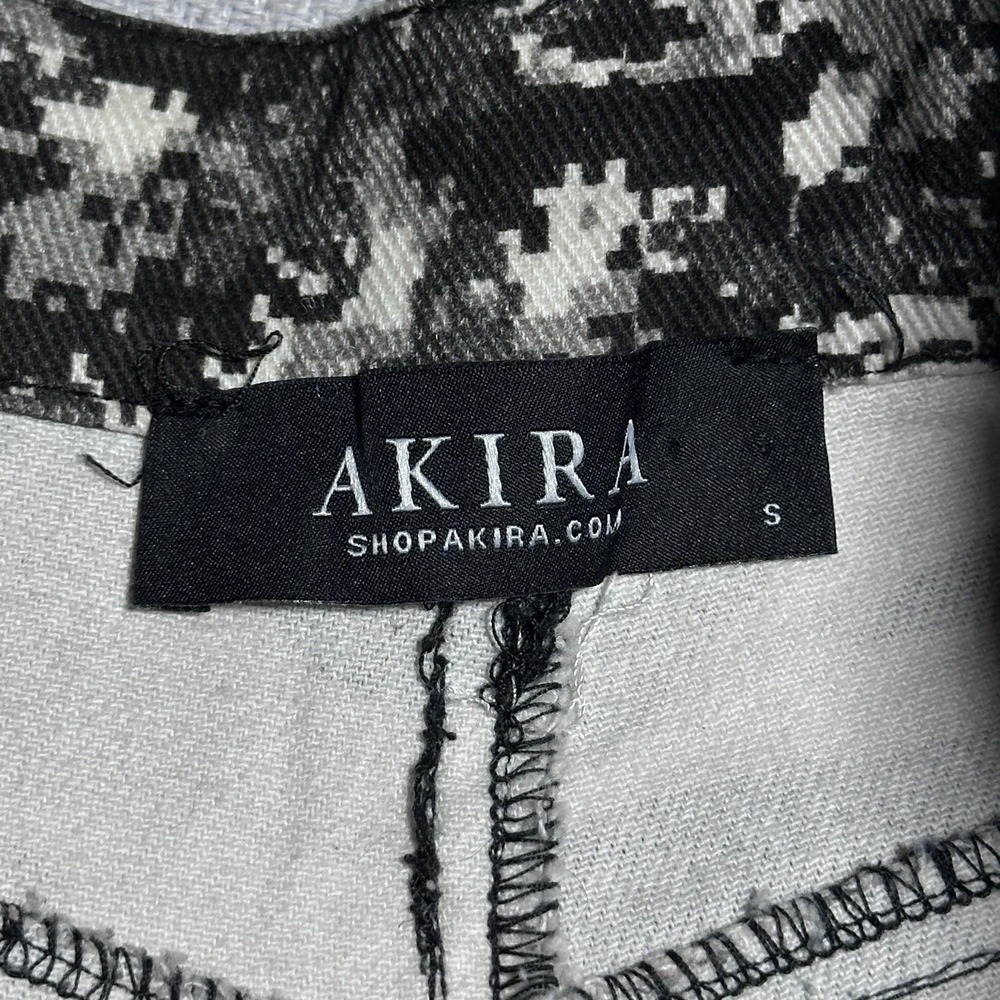 Akira Cargo Pants Womens‎ Multi Camo Baggy Wide Leg High Rise Y2K Streetwear - Picture 3 of 15